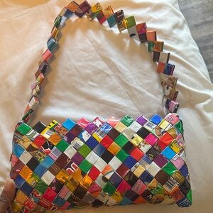 Colorful Woven Women's Bag